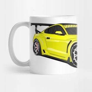 MUSTANG WIDEBODY YELLOW Mug